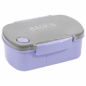 ŚNIADANIÓWKA POJEMNIK NA ŚNIADANIE LUNCH FREE BPA FIOLETOWA  BACKUP SZKOLNA