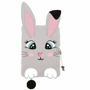 Królik Pluszowy Pamiętnik St.Majewski Włochacz Dziewczęcy 3d Rabbit [57733]