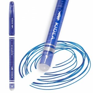 Długopis Wymazywalny Ścieralny z Gumką Kidea Niebieski [DWKA]