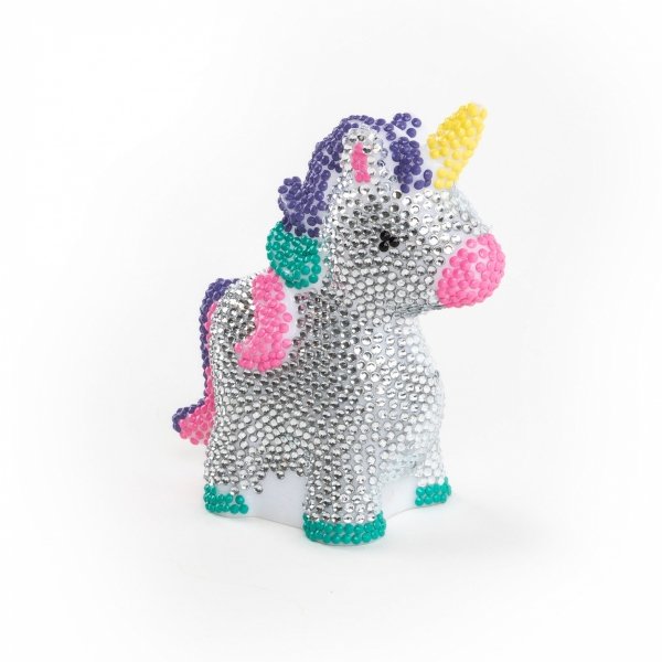 DIAMENTOWA FIGURKA DIY ZESTAW KREATYWNY UNICORN JEDNOROŻEC KIDEA KORALIKI