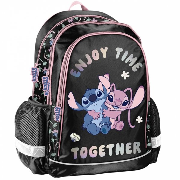 STICH SZKOLNY PLECAK DLA DZIEWCZYNEK TORNISTER STITCH i LILO ZESTAW 6w1