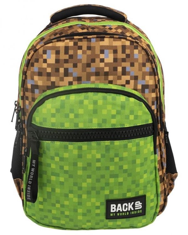 Duży Plecak Minecraft Młodzieżowy BackUP Szkolny PLB2M39]