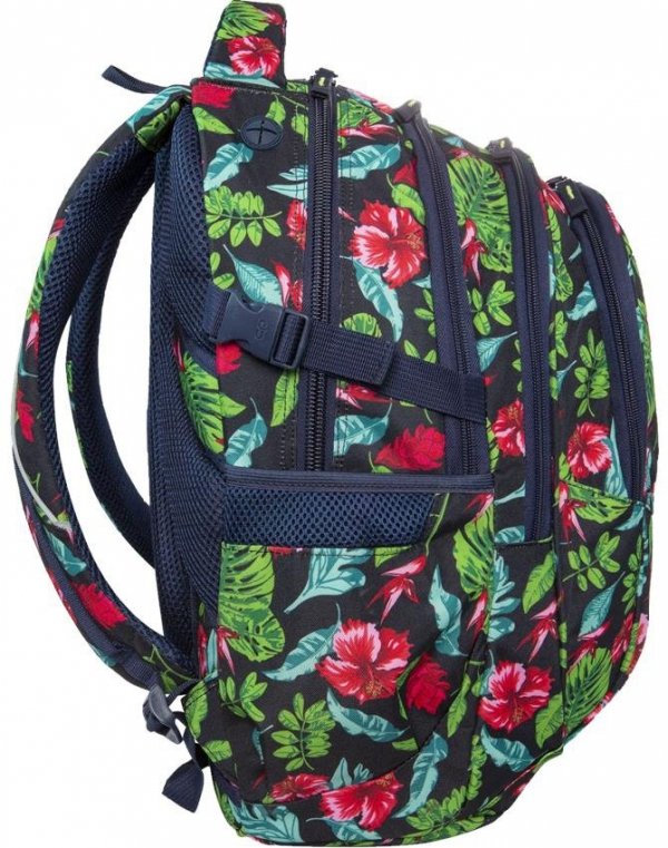 Plecak Młodzieżowy CoolPack CP w Kwiaty Szkolny Piórnik [B02016]