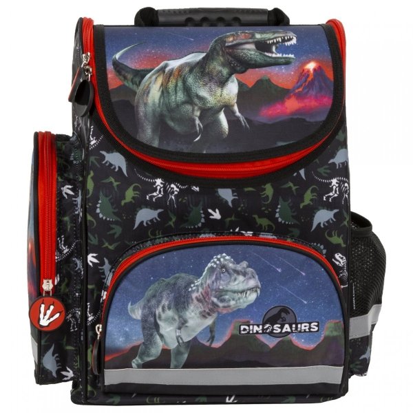 Tyranozaur Chłopięcy Tornister Szkolnym Dinozaur 