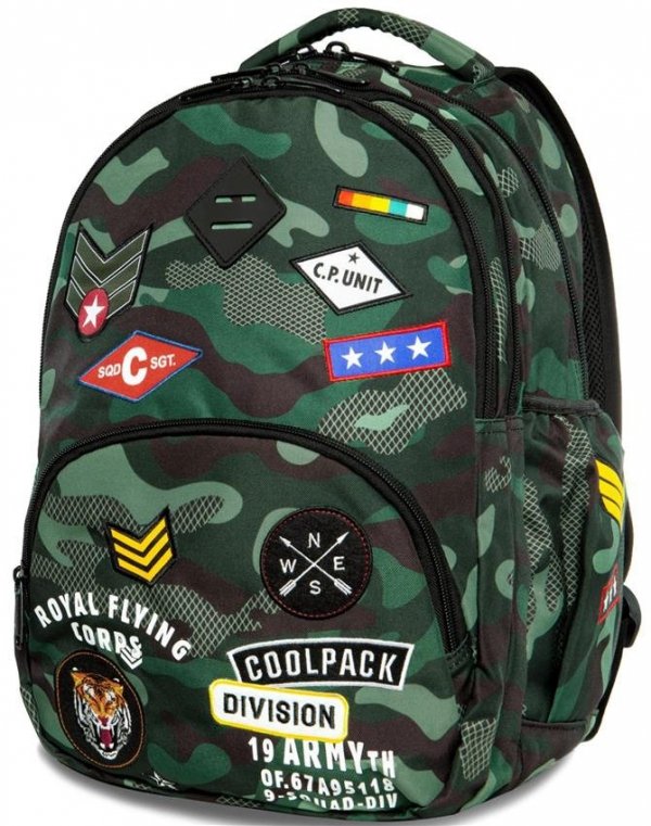 Plecak CoolPack CP MORO Młodzieżowy Zestaw Green [A16110]