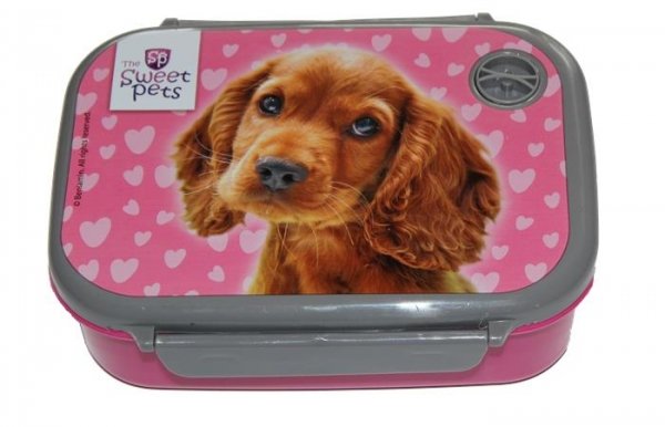 Śniadaniówka Bidon PIESEK SETER Komplet 2w1