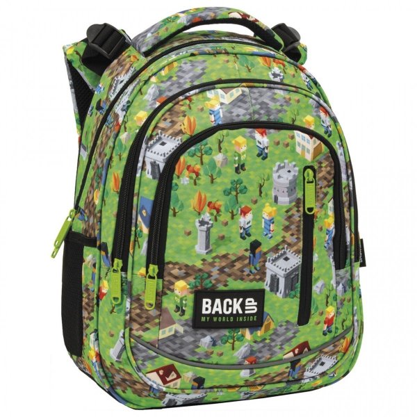 Minecraft Backup Plecak Szkolny komplet 5w1 Gry Gamer [PLB5R61]