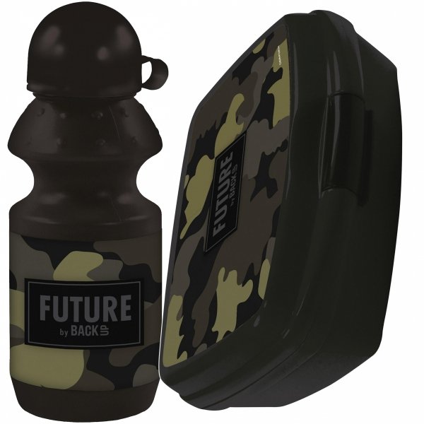 MORO Bidon Śniadaniówka Zestaw 2w1 dla Chłopaka do Szkoły Podstawowej