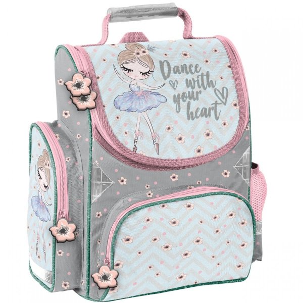 Nowoczesny Szkolny Tornister Tancerka Balerina Komplet 4w1 [PP21BL-525]