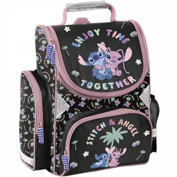 TORNISTER STITCH DO 1 KLASY DLA DZIEWCZYNKI KOMPLET 6 ele STICH i LILO PASO
