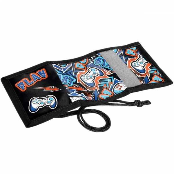 GAMEPAD PORTFEL DZIECIĘCY SZKOLNY PASO PORTFELIK GAMING GAMER DLA CHŁOPAKA