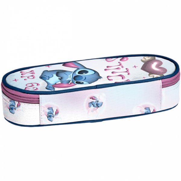 STICH PIÓRNIK SZKOLNY DLA DZIEWCZYNY OTWIERANY Z KLAPKĄ LILO i STITCH PASO