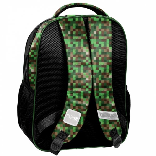 PLECAK MINECRAFT SZKOLNY GAMING GAMER GRA GRY DO 1 KLASY DLA CHŁOPAKÓW PASO