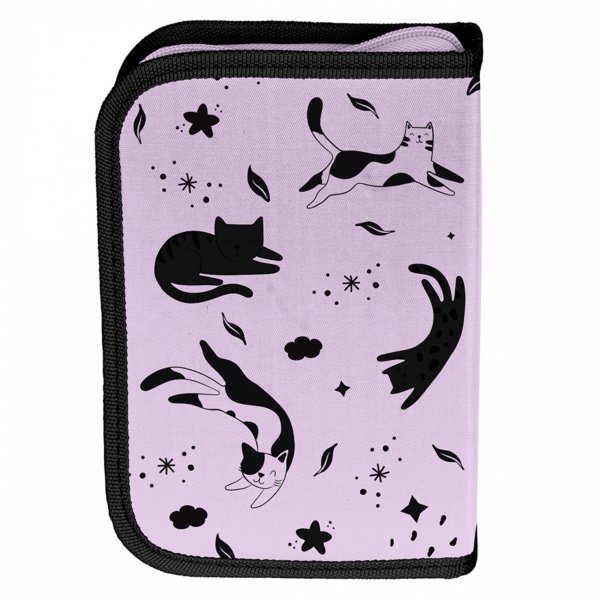 PLECAK Z KOTKIEM SZKOLNY DLA DZIEWCZYNY DO 1 KLASY ZESTAW 5w1 KOTEK PASO