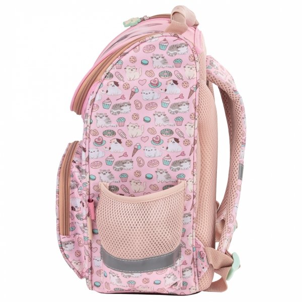 TORNISTER SZKOLNY KOTEK DERFORM ZESTAW 5w1 DLA DZIEWCZYNEK Z KOTKAMI CATS