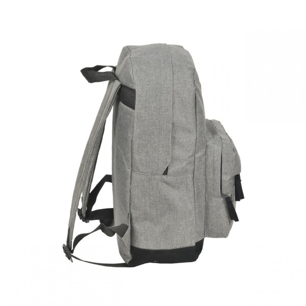 Modny Szary Plecak Vintag Młodzieżowy Paso [21-229A]