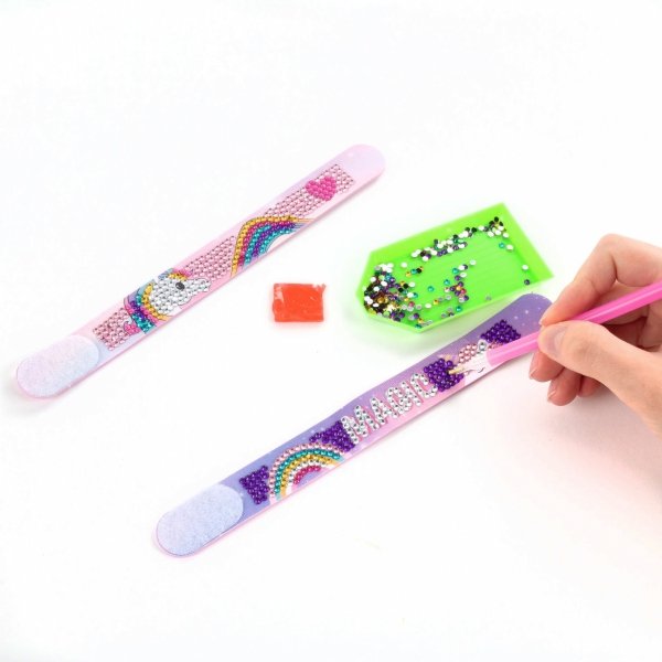 STWÓRZ DIAMENTOWE BRANSOLETKI UNICORN KIDEA DZIEWCZĘCY ZESTAW KREATYWNY