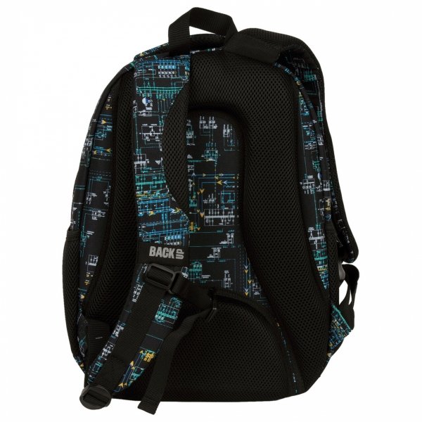 KOMPLET 4 elem PLECAK MŁODZIEŻOWY BACKUP DLA CHŁOPAKA SZKOLNY UKŁAD SCALONY