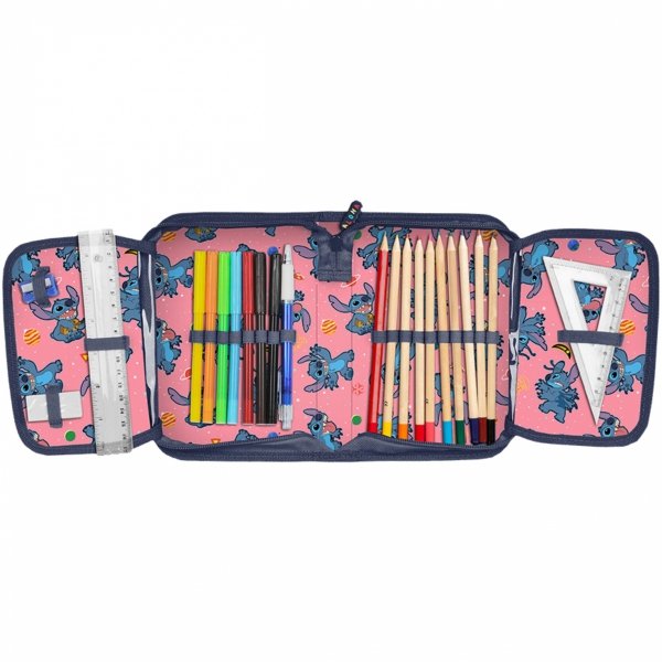 STITCH TORNISTER KOMPLET 6w1 DLA DZIEWCZYNKI DO KLAS 1-4 PODSTAWÓWKI