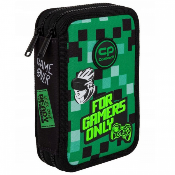 PLECAK COOLPACK CP ZESTAW 5w1 SZKOLNY PIKSELE GAMER GAMING DLA CHŁOPAKA