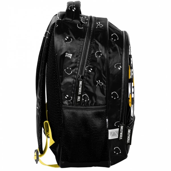 SMILEY PLECAK SZKOLNY DO 1 KLASY EMOTIKONY KOMPLET 3w1 BUŹKI EMOTKI PASO