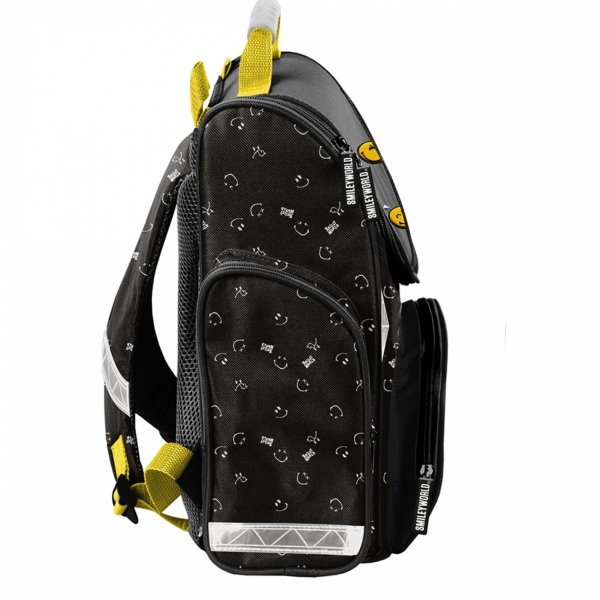 TORNISTER SZKOLNY EMOTKI SMILEY DO 1 KLAS KOMPLET 6w1 BUŹKI EMOTIKONY PASO