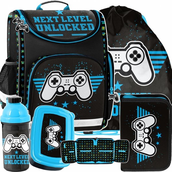 Gamingowy Tornister do szkoły Gamepad komplet 5w1 [PP23NX-524]