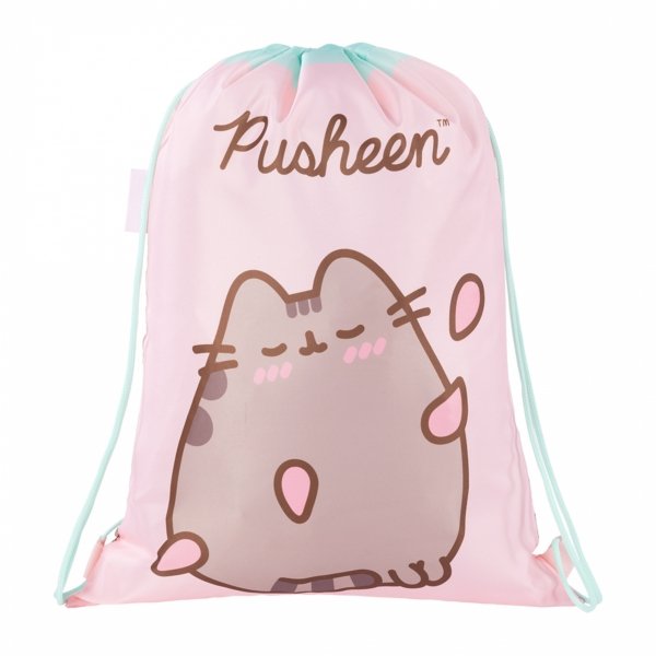 PLECAK PUSHEEN PINK KOMPLET 3w1 MAJEWSKI DLA DZIEWCZYNY KOT KOTKI