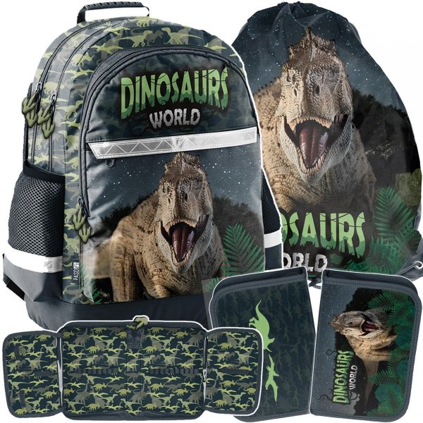 Paso Tyranozaur Plecak Szkolny Park Jurajski Dinozaury [PP23DZ-116]