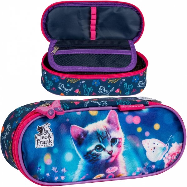 KOTKI PIÓRNIK OTWIERANY DLA DZIEWCZYNEK SZKOLNY DERFORM CATS