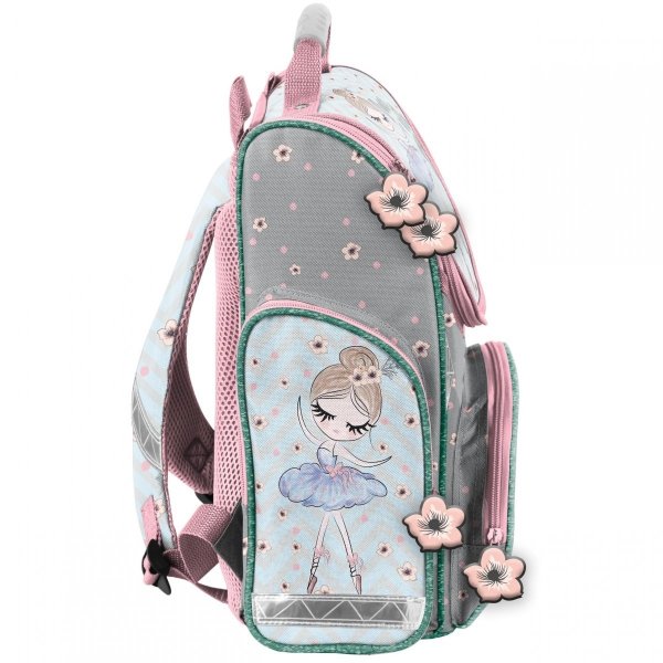 Tornister z Baletnicą Dziewczęcy w komplecie do Podstawówki [PP21BL-525]