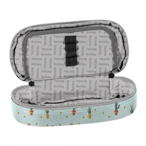 Piórnik dla Dziewczyny Etui Szkolny Kaktusy Młodzieżowy BeUniq [PPGD20-013]