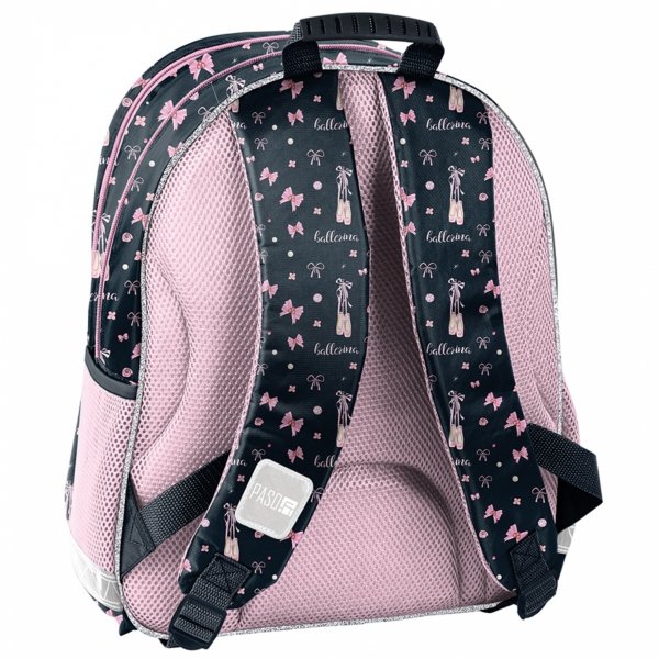 PLECAK SZKOLNY TANCERKA DLA DZIEWCZYNY DO 1 KLASY KOMPLET 3w1 BALERINA PASO