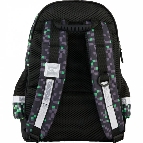 ZESTAW 5w1 GAMER PLECAK DLA CHŁOPAKA SZKOLNY PIKSELE GAMING GRA PIKSELE