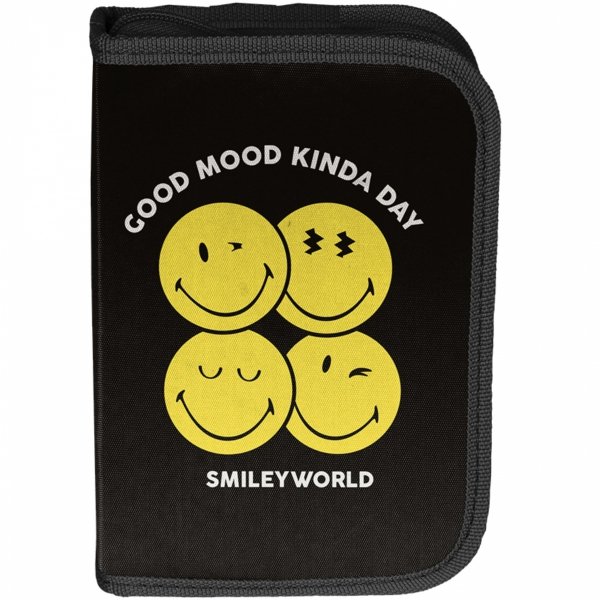 ZESTAW 3w1 SMILEY PLECAK SZKOLNY DZIECIĘCY TORNISTER BUŹKI EMOTKI EMITIKONY