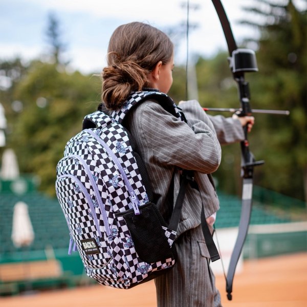 PLECAK BACKUP SZKOLNY MŁODZIEŻOWY 3 kom. SZACHOWNICA FUZZ ZESTAW 3w1