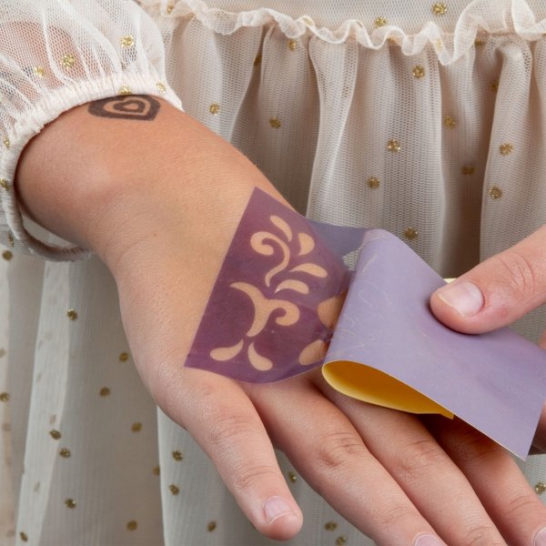 Kidea Markery do Tatuażu 3 kolory z Gotowymi Szablonami brokatowe [MTASKA]