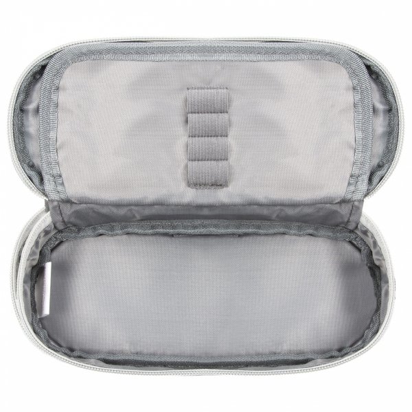 MŁODZIEŻOWY PLECAK BACKUP DZIEWCZĘCY SZKOLNY KOMPLET 5w1 KREMOWE NAPISY