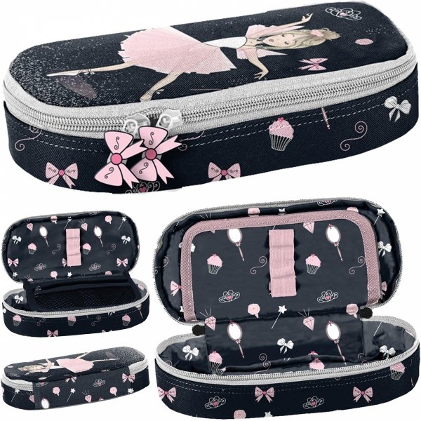 BALERINA Piórnik Szkolny Otwierany Nowoczesny dla Uczniów Tancerka PASO