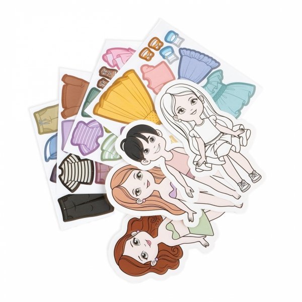 ZESTAW KREATYWNY WYKLEJANKA PRACOWNIA MODY KIDEA STYLISTKA DLA DZIECKA