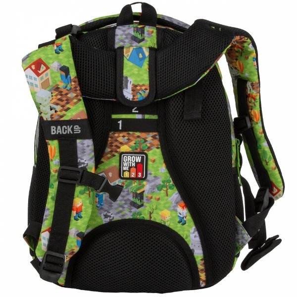 GAMING MINECRAFT PLECAK DLA CHŁOPAKA BACKUP DO PODSTAWÓWKI KOMPLET 5w1