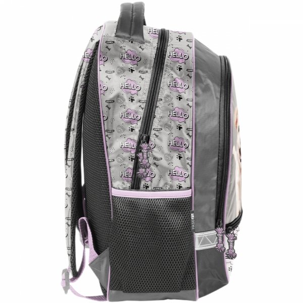 PLECAK SZKOLNY PIESEK DO 1 KLASY PODSTAWÓWKI KOTEK DZIEWCZĘCY Z PIESKIEM