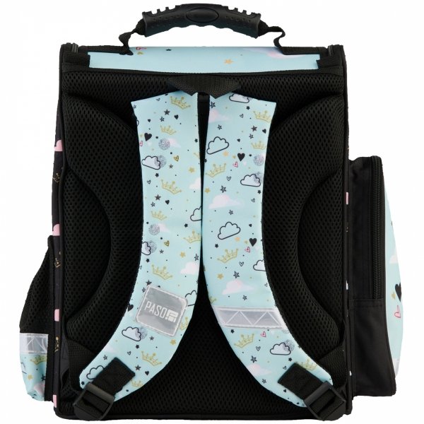 TORNISTER SZKOLNY MIŚ PANDA DZIEWCZĘCY DO PODSTAWÓWKI MIĘTOWY KOMPLET 3w1