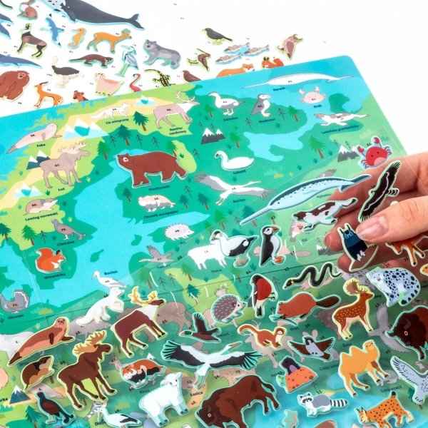 WYKLEJANKA ZWIERZĘTA EUROPY GRA GDZIE ONE ŻYJĄ KIDEA