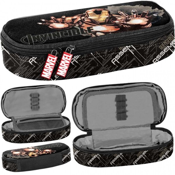 Iron Man Piórnik do szkoły Podstawowej Chłopiecy Pojemny [AV22II-013]