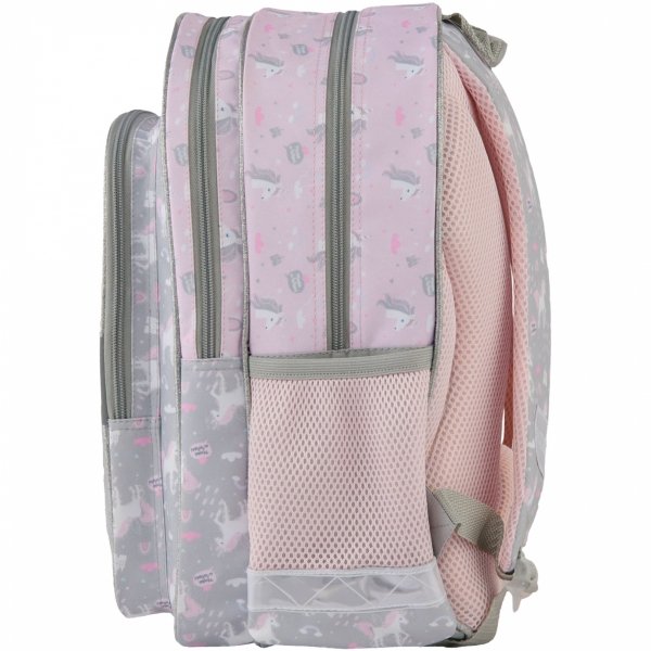 Jednorożec Plecak Szkolny do klas 1-3 Podstawówki Paso Unicorn dla Dziewczynek