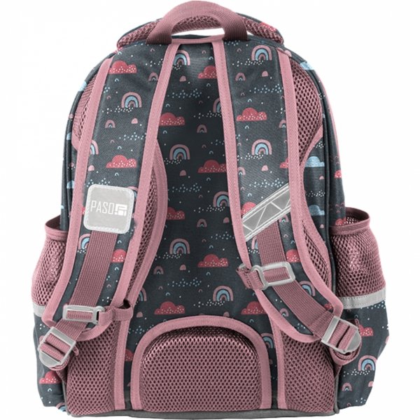 Dziewczęcy Plecak Szkolny Premium Paso Komplet 5w1 [PP23BA-565]