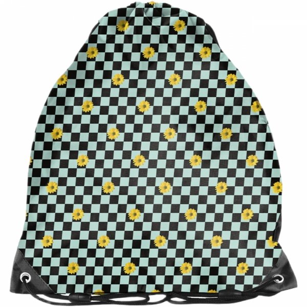 KRATKA SZACHOWNICA BeUniq WOREK NA WF STRÓJ KAPCIE OBUWIE SŁONECZNIKI