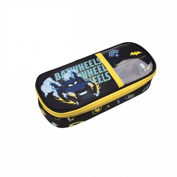 PIÓRNIK BATMAN SZKOLNY SASZETKA Z KLAPKĄ ETUI NIETOPERZ DLA CHŁOPAKA