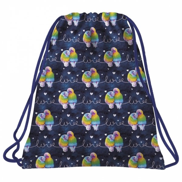 Nowoczesny Plecak Szkolny komplet do Szkoły Papugi [PLB5X04]